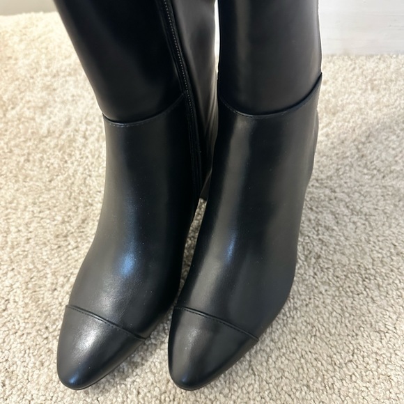 Anne Klein High Black Boots - Picture 3 of 5